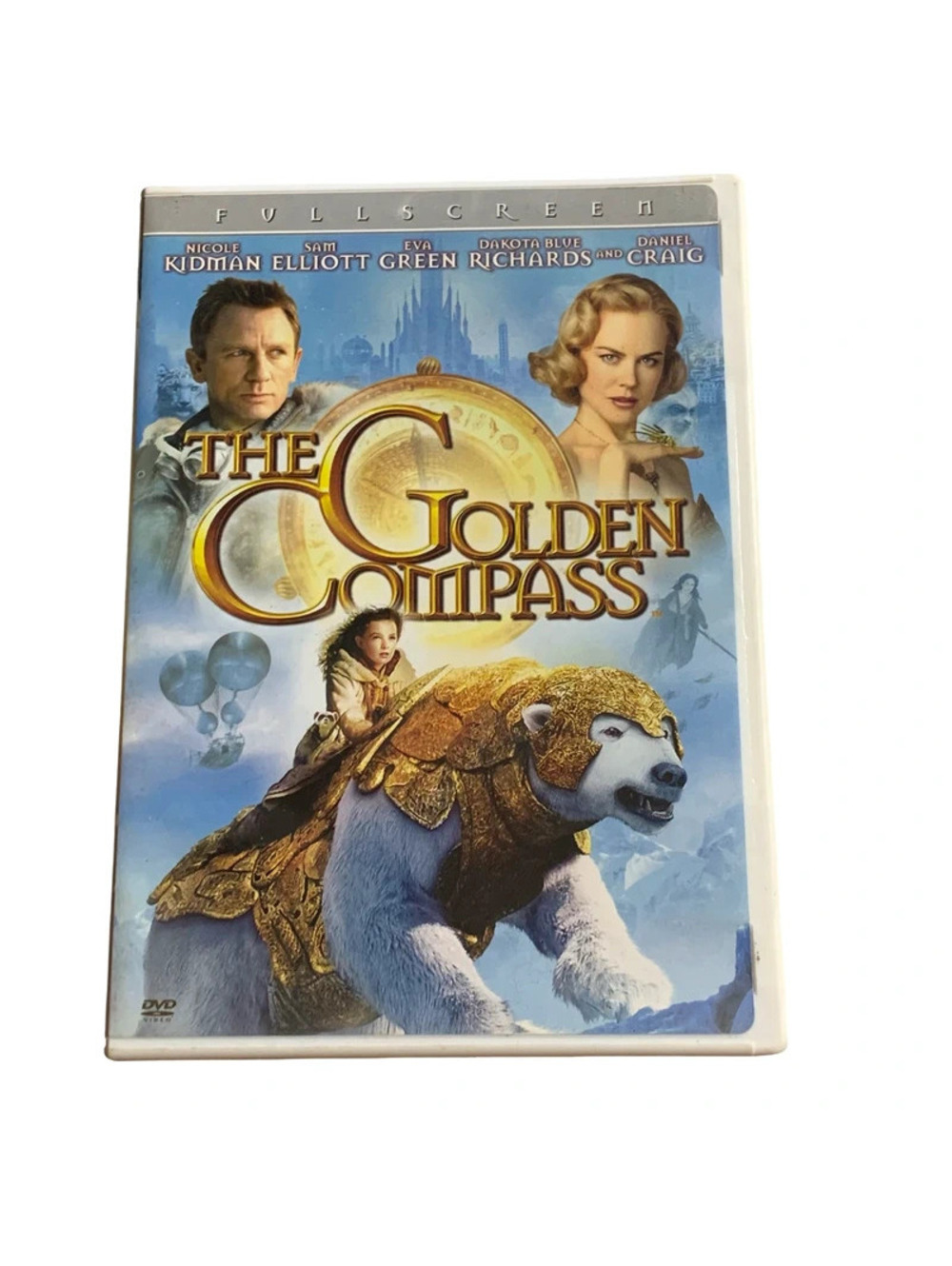 The Golden Compass DVD Full Screen w/ Case & WWF Scholastic Insert PG-13